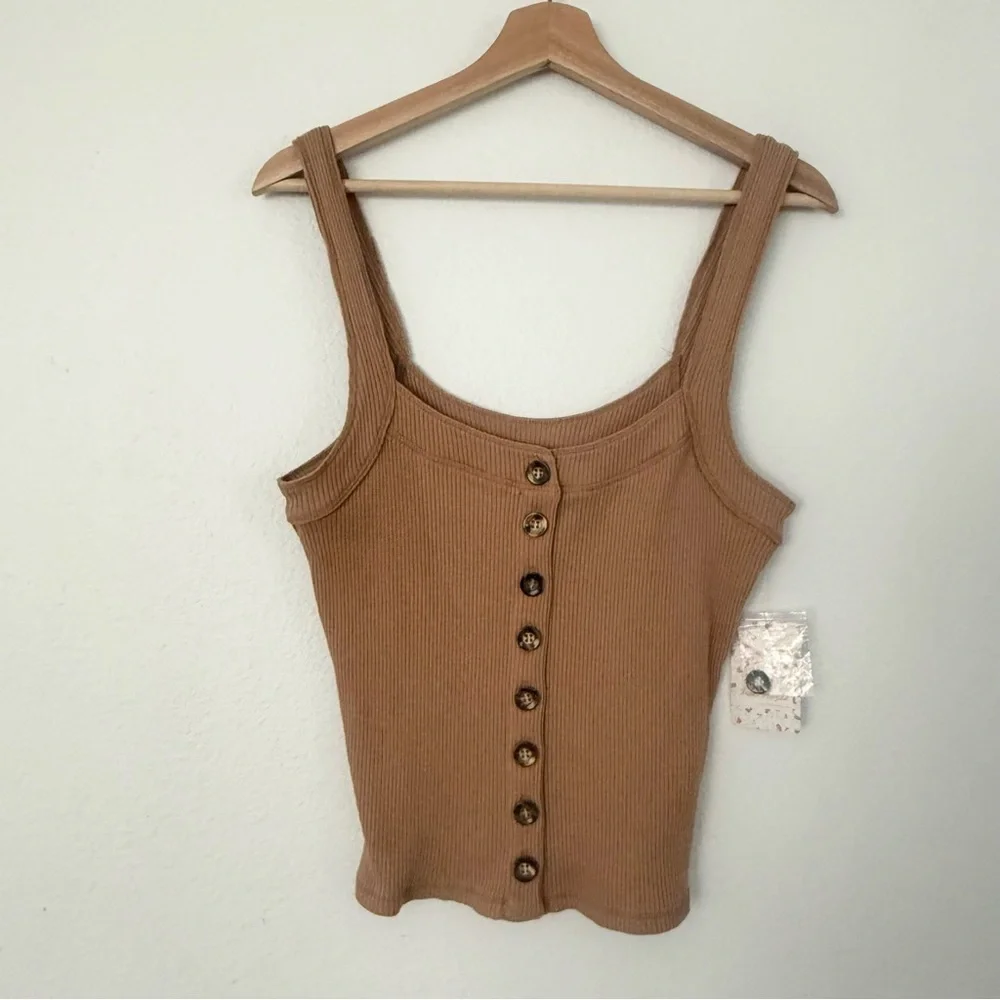 Bridgette Tank in Nude FREE PEOPLE size M